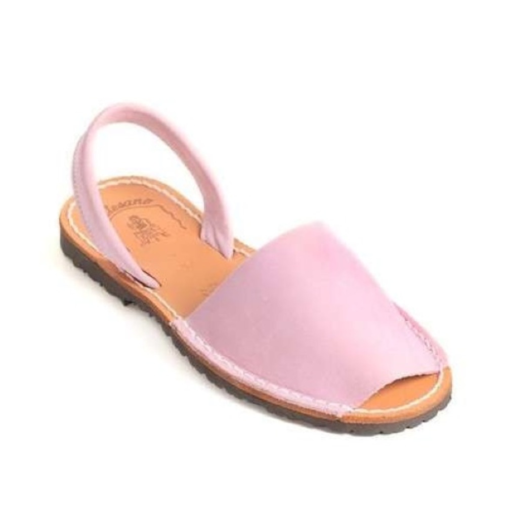 NEW Patricia Guerrero PG Pink Leather Avarcas Menorquinas Spain Sandals  7.5 / 8